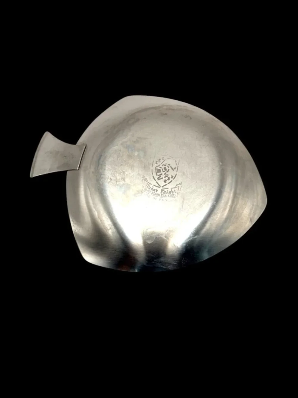 Vintage Tudor Knight Danish Style Stainless Steel Serving Dish England MCM 1970s